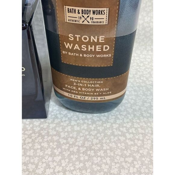 Bath and Body Works MEN’S STONE WASHED 2 Piece Set - Picture 3 of 9